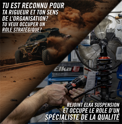 Spécialiste qualité pour Elka Suspension